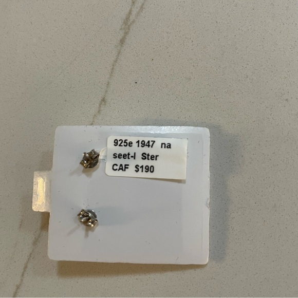 Sterling Silver 925 Freshwater peacock pearl earrings - Picture 8 of 8